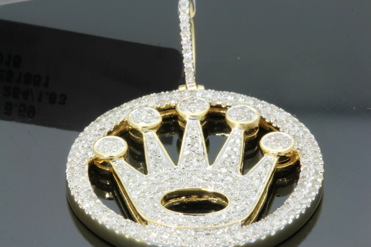 DIAMOND CROWN PENDANT CHARM PIECE