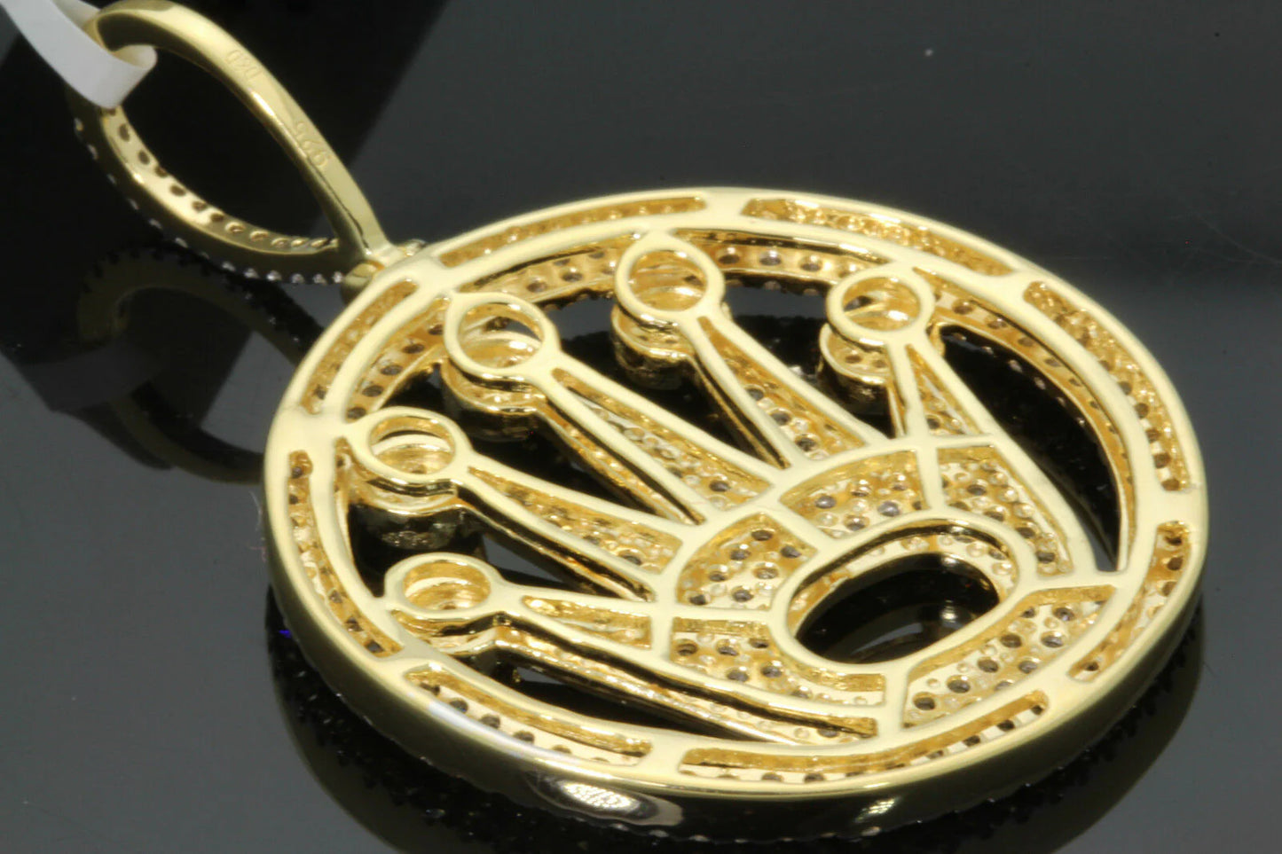 DIAMOND CROWN PENDANT CHARM PIECE