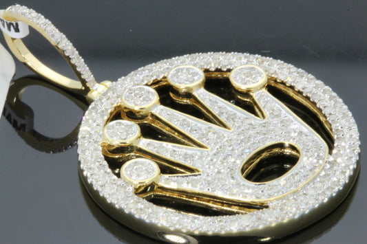 DIAMOND CROWN PENDANT CHARM PIECE