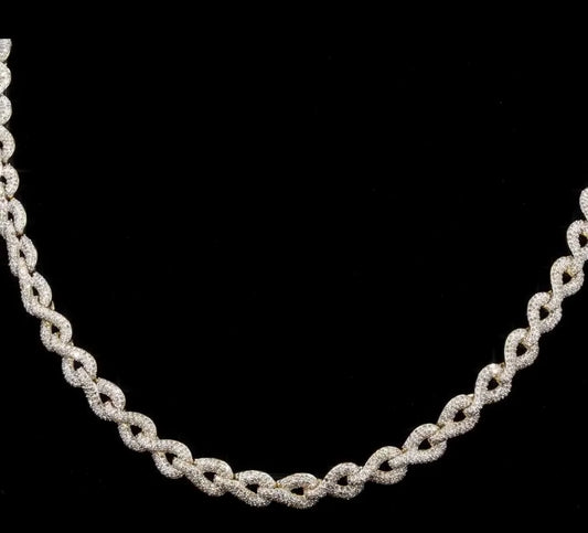 Infinity Link  GOLD CHAIN NECKLACE
